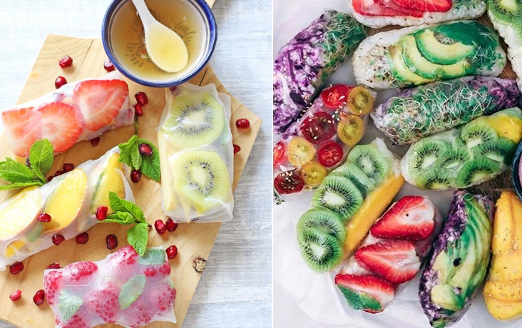 Fruit Spring Rolls