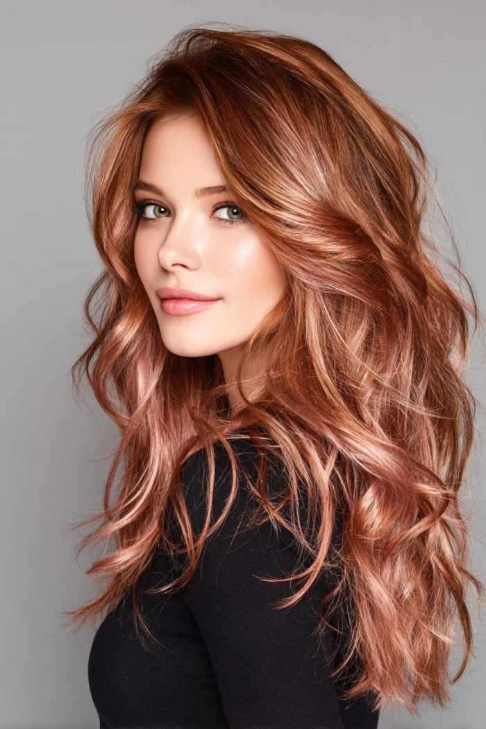 Tendance Capillaire 2014 : L'Éclosion du Roux Rosé Sophistiqué