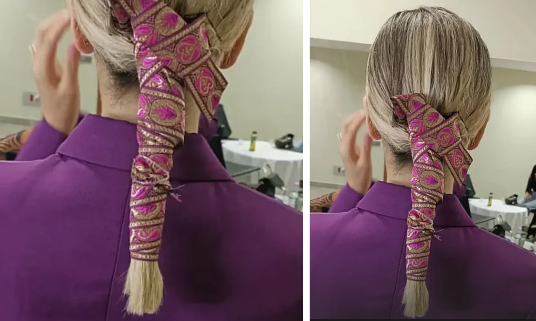 Quand le kardoune monte les marches : le ruban algérien détourné en coiffure red carpet