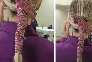 Quand le kardoune monte les marches : le ruban algérien détourné en coiffure red carpet