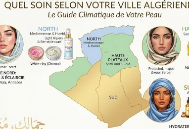 Quel soin selon votre ville algérienne ? Le guide climatique de votre peau