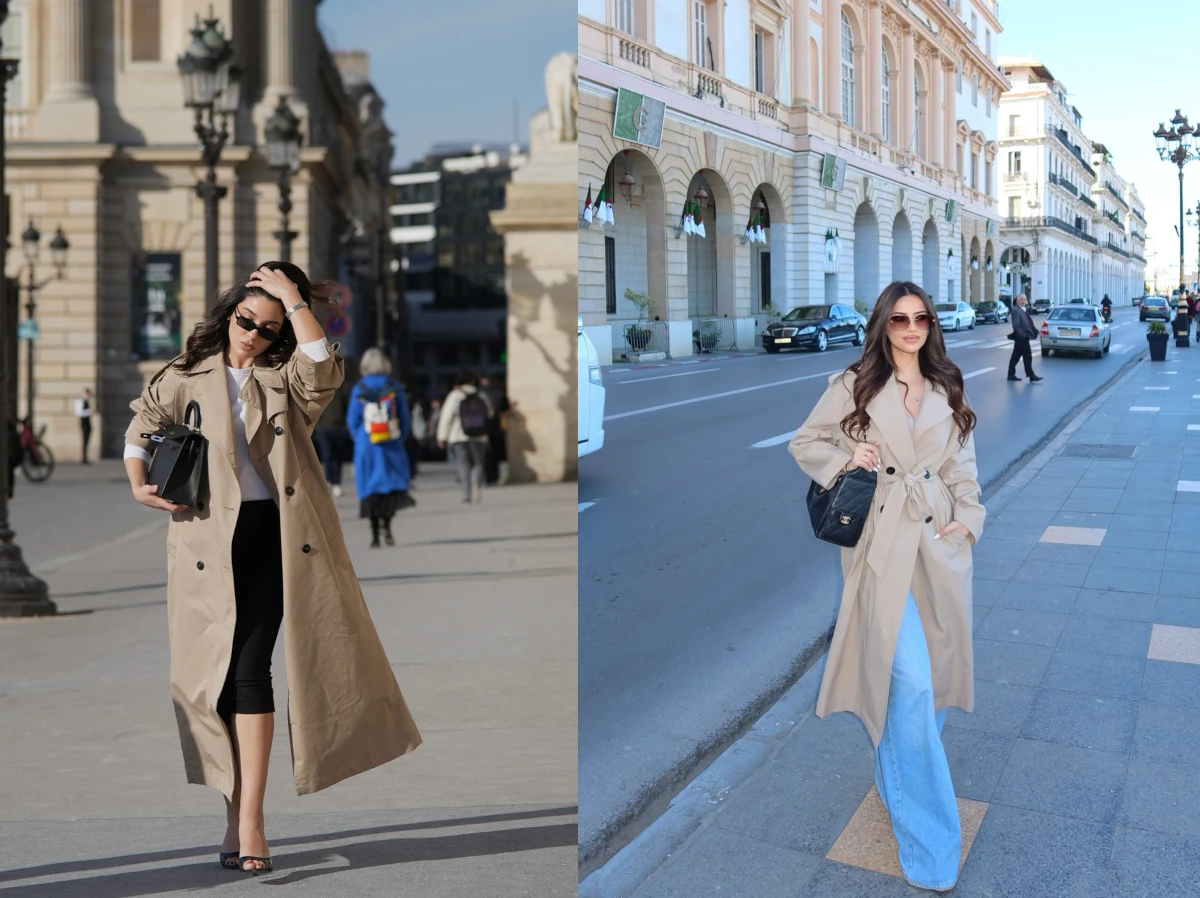 Une pièce, deux capitales. Comment Leila et Romi réinterprètent le trench coat, un classique indémodable