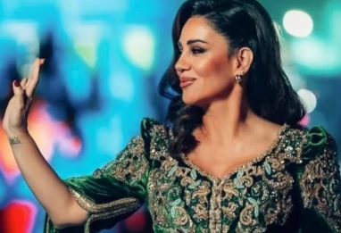 Diana Haddad sublime le karakou algérien dans une création signée par la designer émiratie Shaikha AlGaithi