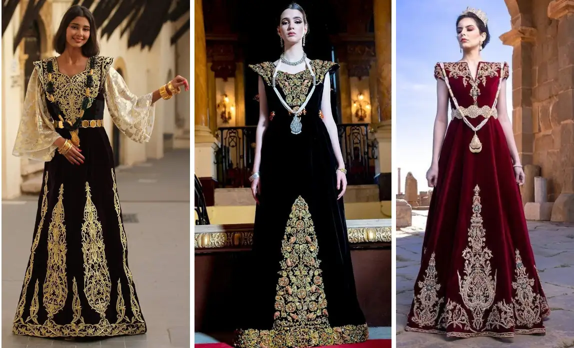 gandoura-constantinoise-costume-traditionnel-algerien-broderie-velours