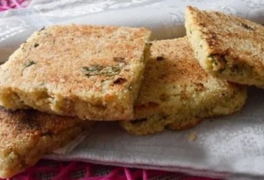 Aghroum Akouran (Galette kabyle à la menthe)