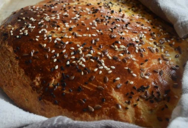 Khobz Dar sans pétrissage (pain algérien)