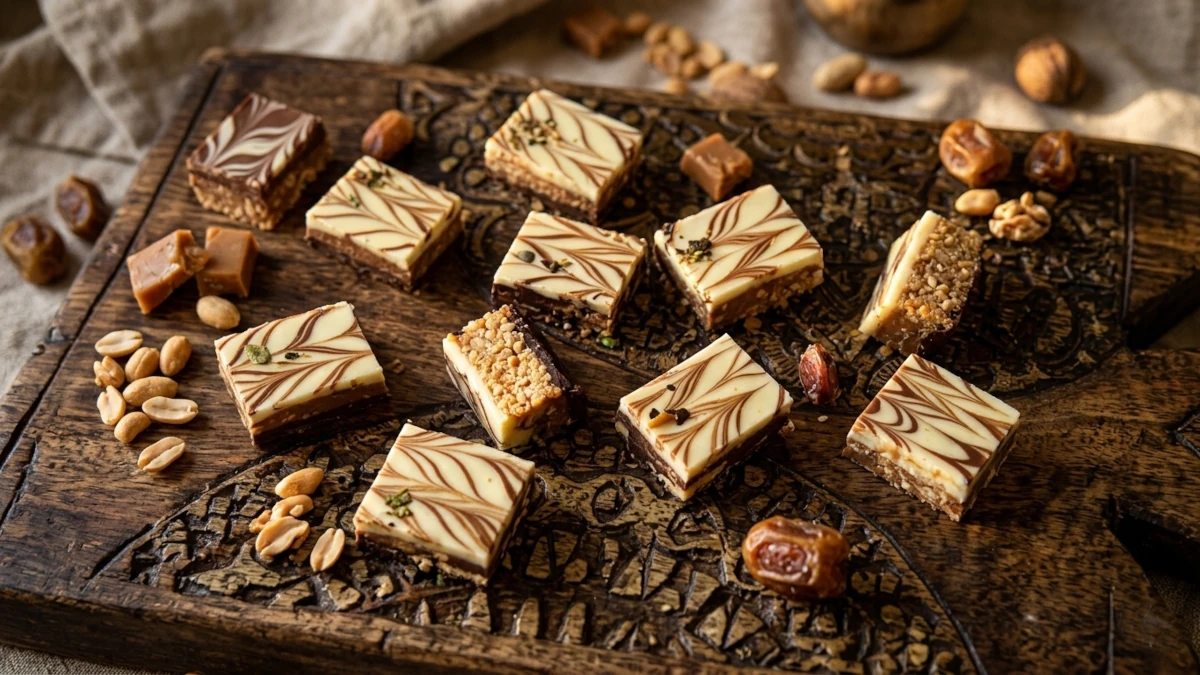 Zellige au chocolat et fruits secs sans sucre