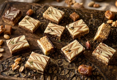 Zellige au chocolat et fruits secs sans sucre