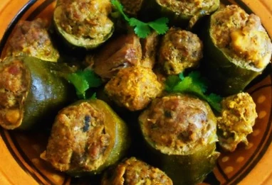 Tajine de courgettes farcies à l'algérienne
