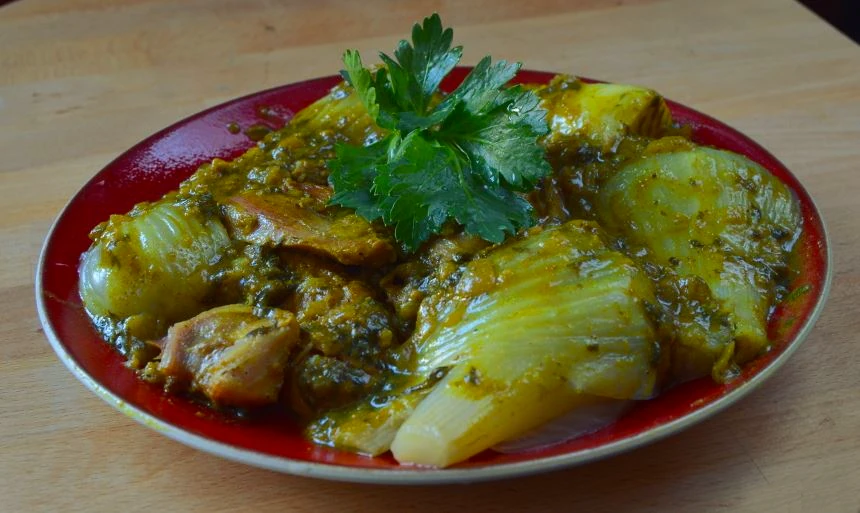 Tajine de fenouil à la viande (Djaz bel Fenouil)