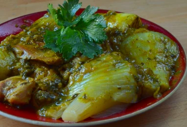 Tajine de fenouil à la viande (Djaz bel Fenouil)