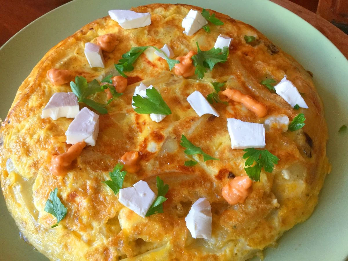 Frites omelette à l'algérienne