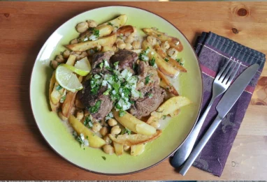 Kebab algérois à la viande et aux pommes frites