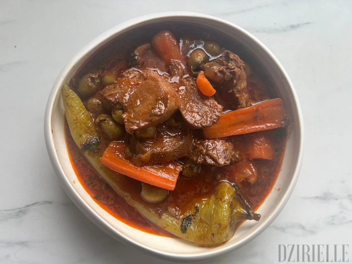 Tajine de Langue de Veau à l'algérienne