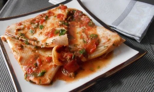 Raie à la sauce tomate à l'algérienne