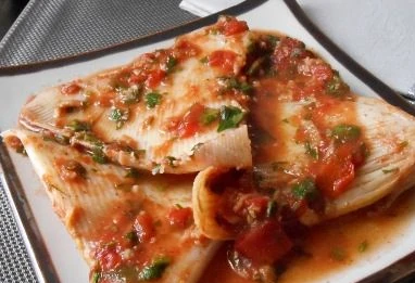 Raie à la sauce tomate à l'algérienne
