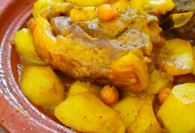 Tajine d'agneau aux topinambours (Batata terfes)