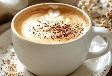 Café latte peanut butter et chocolat blanc