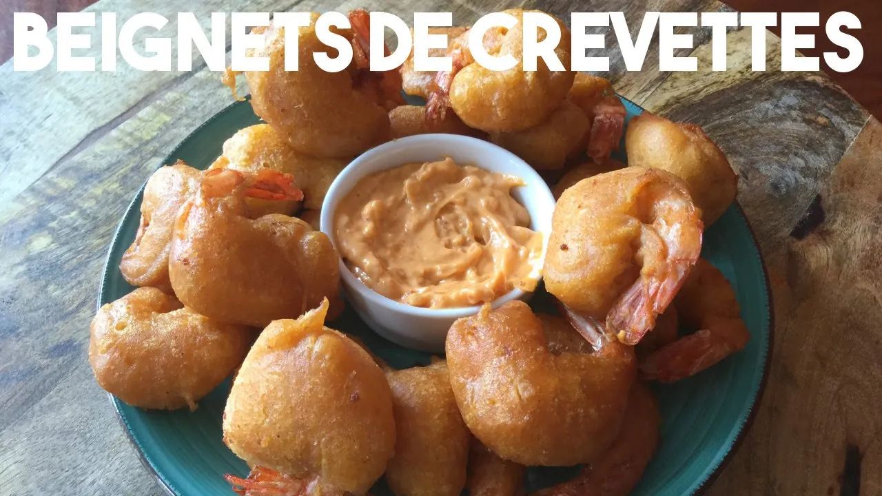 Beignets de crevettes croustillants