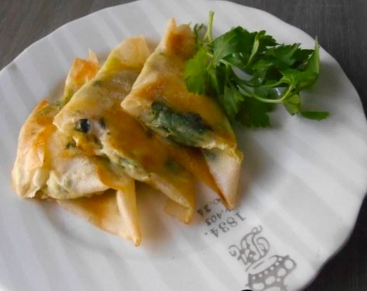Bricks aux épinards et au fromage de chèvre