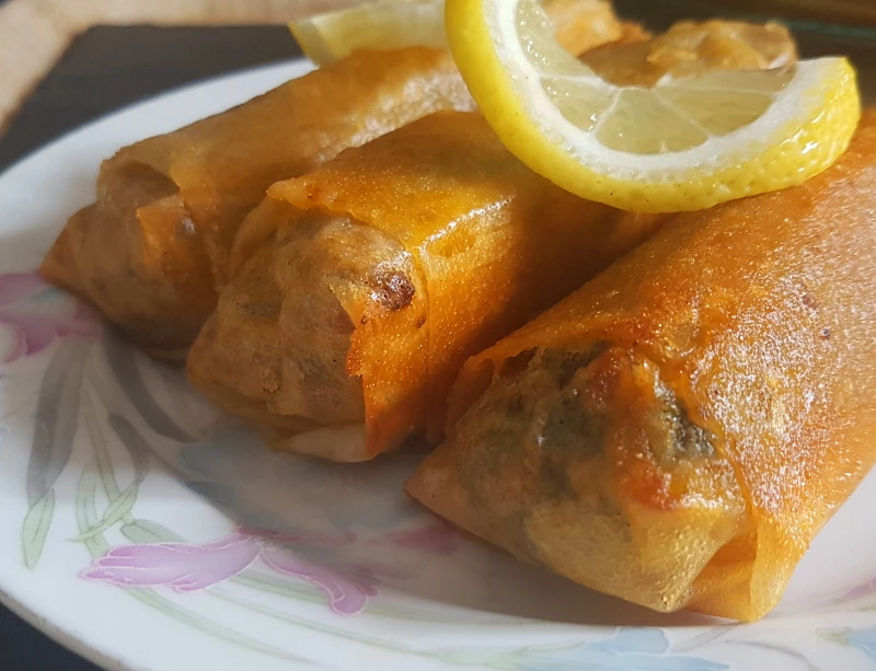 Bricks aux épinards et à la viande