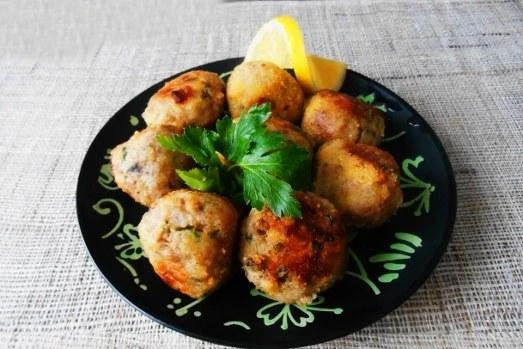 Croquettes de viande à l'aubergine