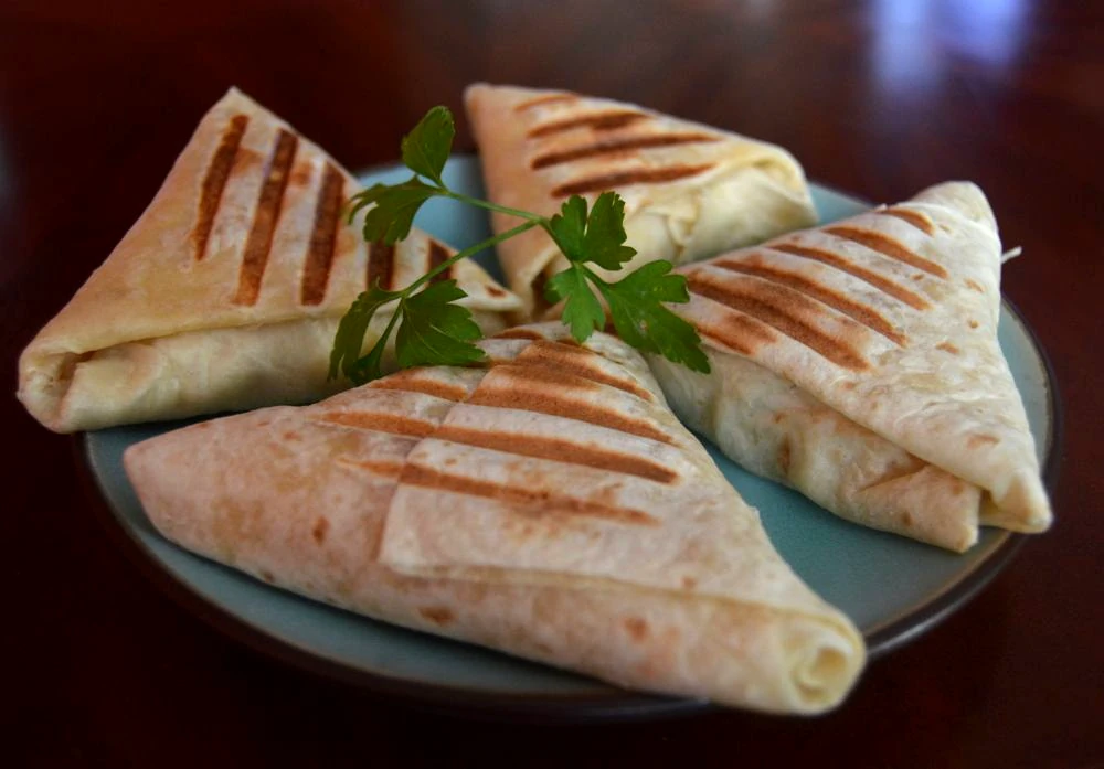 Mini tacos au poulet et fromage