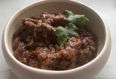 Salade d'aubergines grillées à la tomate