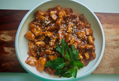 Dinde à la vietnamienne sauce soja et sésame