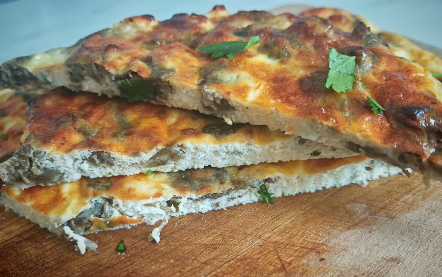 Ingrédients pour Frittata aux aubergines et parmesan