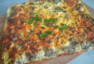 Frittata aux aubergines et parmesan