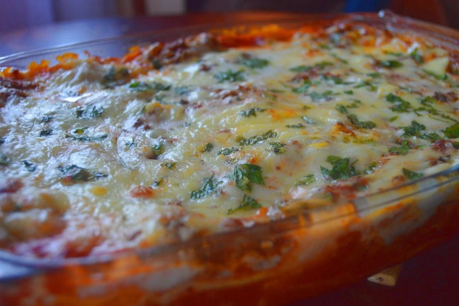 Lasagnes à la mozzarella di bufflon