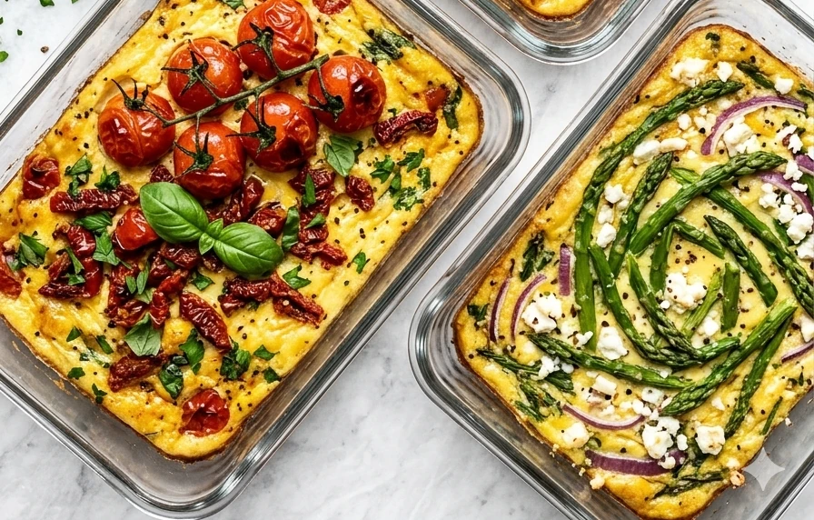 Quiche sans pâte épinards feta au skyr