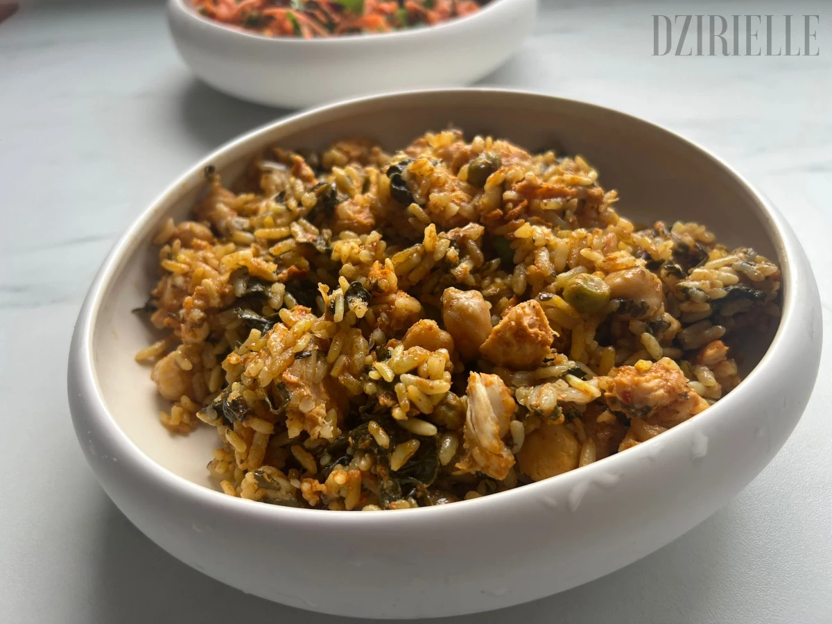 Riz djerbien au poulet