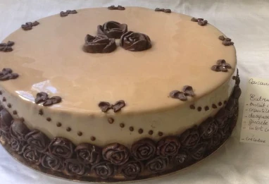 Entremets chocolat café vanille