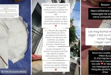 Entre choc et silence : que cache l’affaire des aiguilles retrouvées sur des enfants à Alger ?